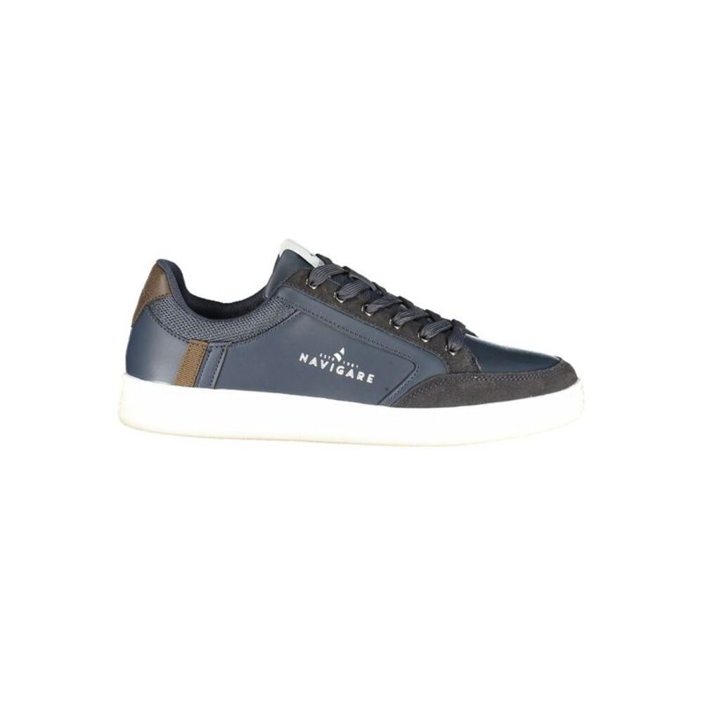 Navigare Blue Polyester Men Men's Sneaker